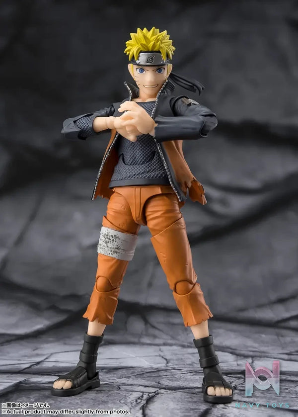 BANDAI SPIRITS – S.H.Figuarts Naruto Uzumaki Amata no Omoi wo Mune ni Tsunageta Chikara X Sasuke Uchiha Yami wo Yakikiru Kokou no Shinobi “NARUTO Shippuden” (Licensed)