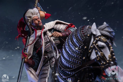 Infinity Studio – Water Margin Heroes Series – Panther Head Lin Chong 1/4 Scale Mounted General Statue (Licensed)