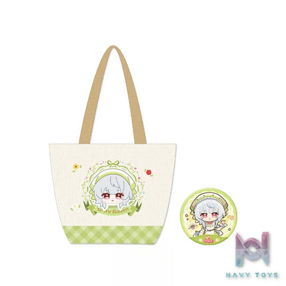 KURO GAMES – Punishing: Gray Raven Spring Festival Stroll Series Embroidered Patch Canvas Tote Bag (Licensed)
