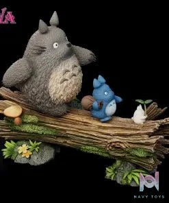 WAWA Studio - Totoro X Smaller Totoros My Neighbor Totoro resin statue Navy Toys anime figure