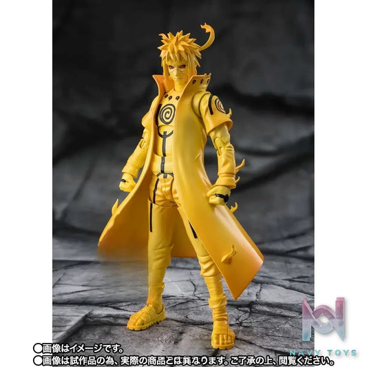 BANDAI SPIRITS – Naruto Shippuuden Namikaze Minato S.H.Figuarts – Kurama Link Mode, Bond of Light That Shatters Darkness (Licensed)