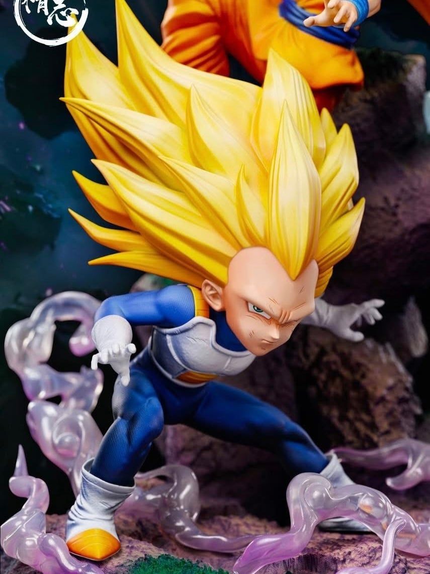 Goku SSJ3 & Vegeta - Dragon Ball - Jing Zhi Studio resin statue Jing Zhi Studio anime figure