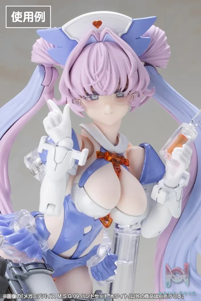Kotobukiya – Megami Device M.S.G 09 Hand Set White X Black (Licensed)