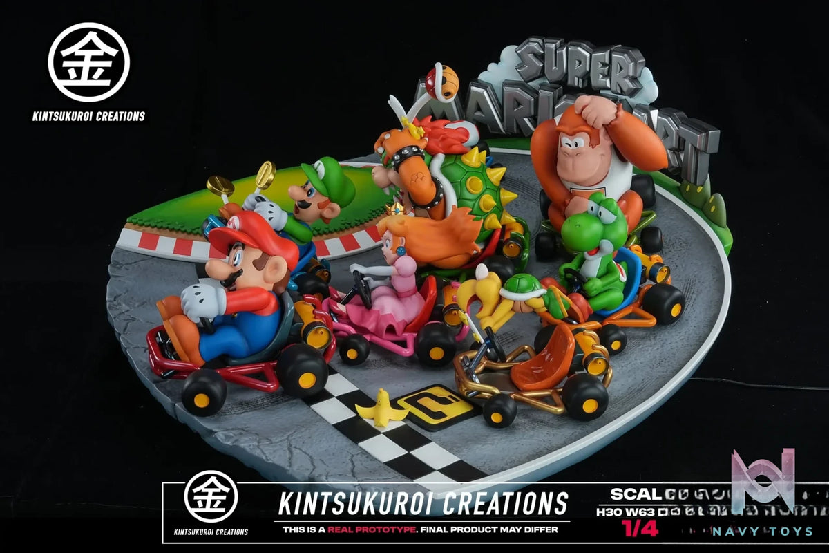 Kintsukuroi Creations Studio – SUPER MARIO KART DIORAMA Super Mario