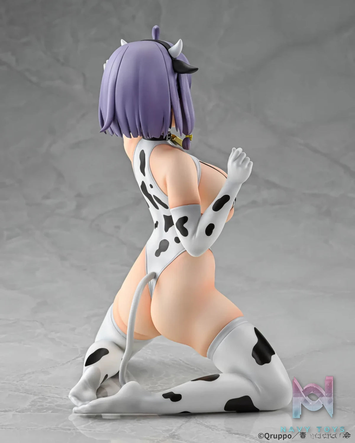 Q-six – Nukitashi THE ANIMATION Misaki Hotori Cow Pattern Costume 1/5 Complete Figure (Licensed)