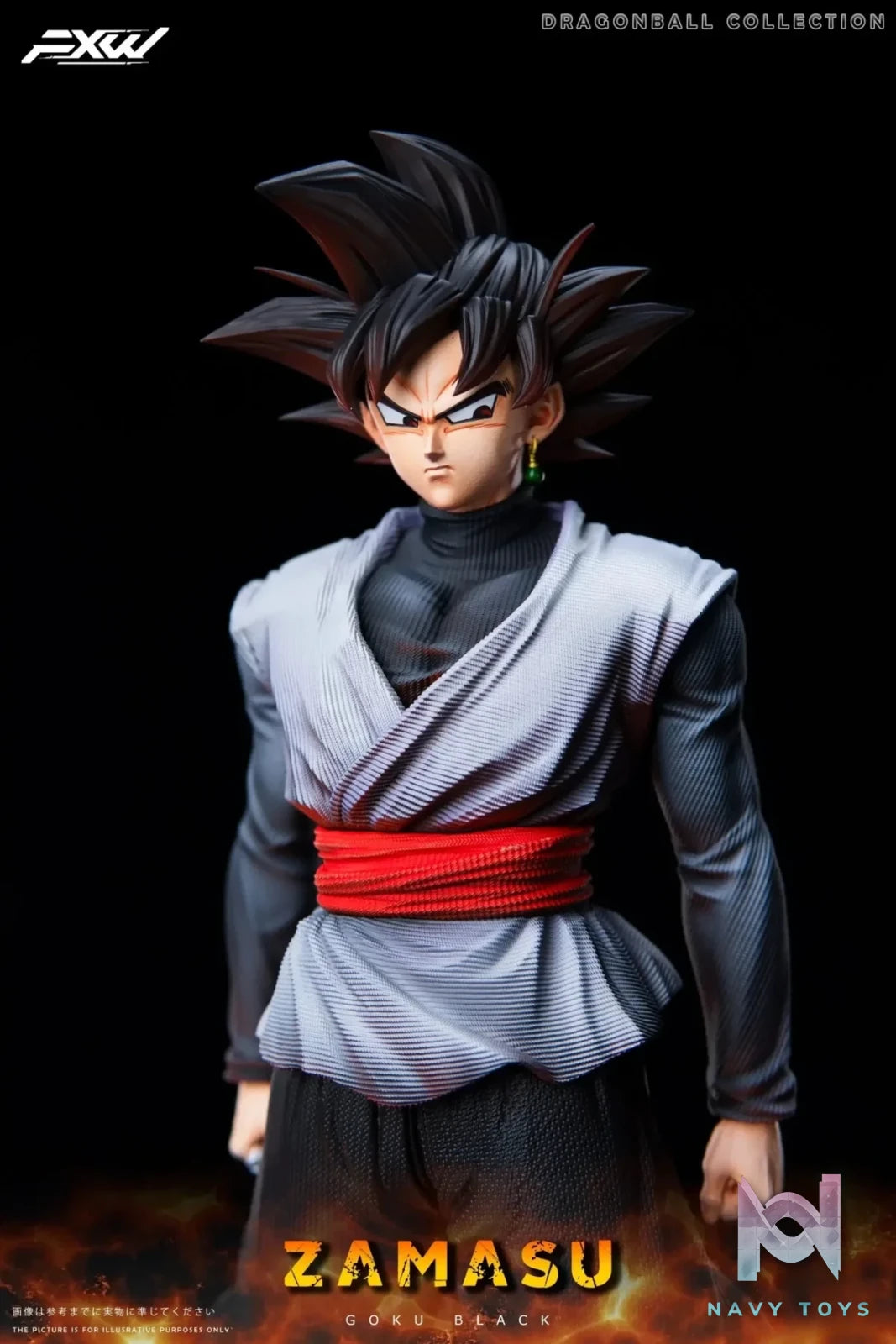 Goku Black - Dragon Ball - FXW Studio resin statue Navy Toys anime figure