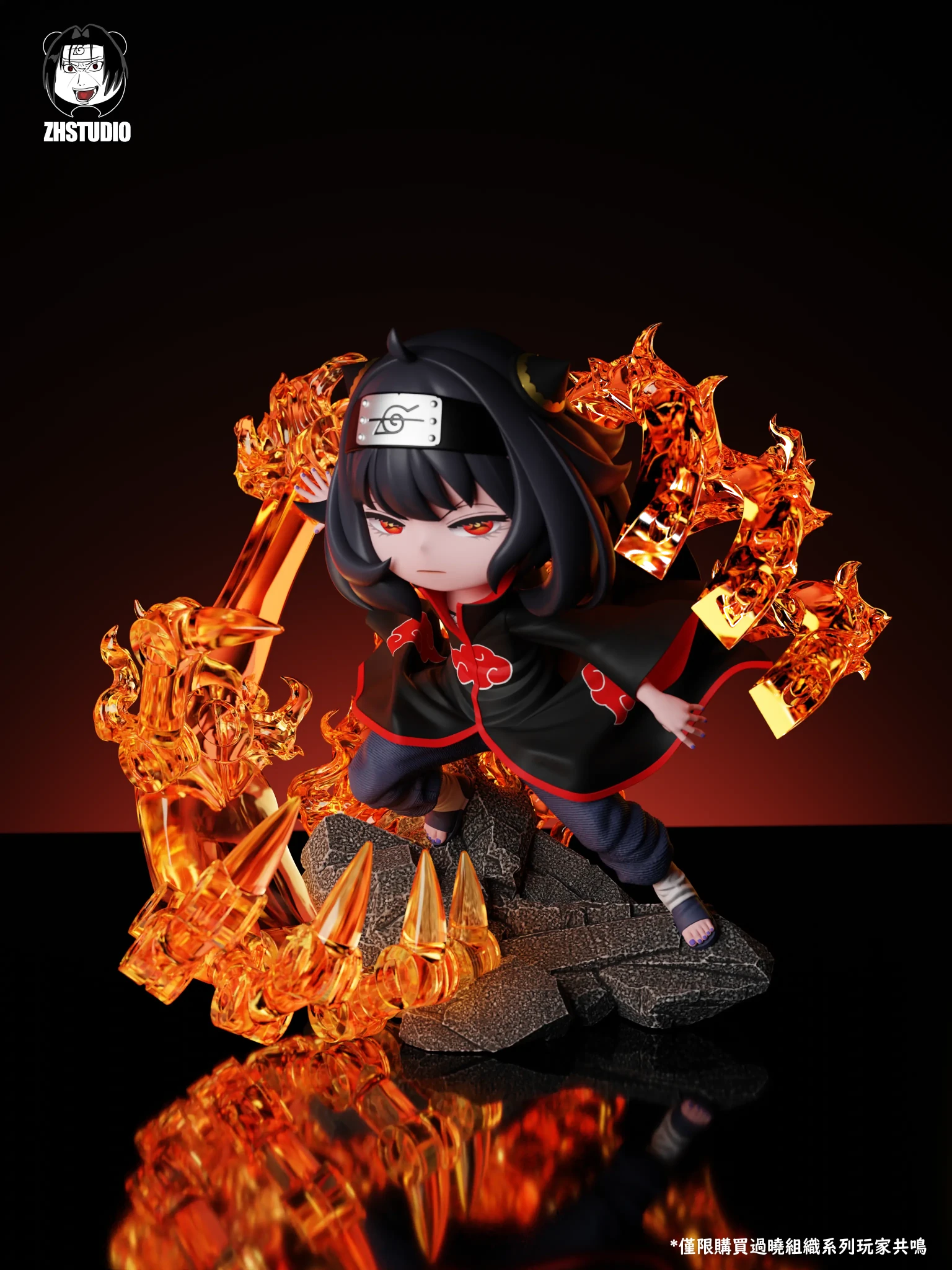 ZH Studio - Anya Cosplay Edo Itachi Spy x Family resin statue Navy Toys anime figure