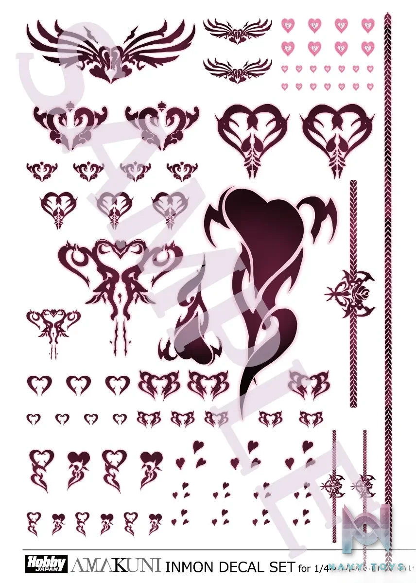 HOBBY JAPAN – INMON Decal Set Vol.1 X Vol.2 X Vol.3 X Vol.4 (Licensed)