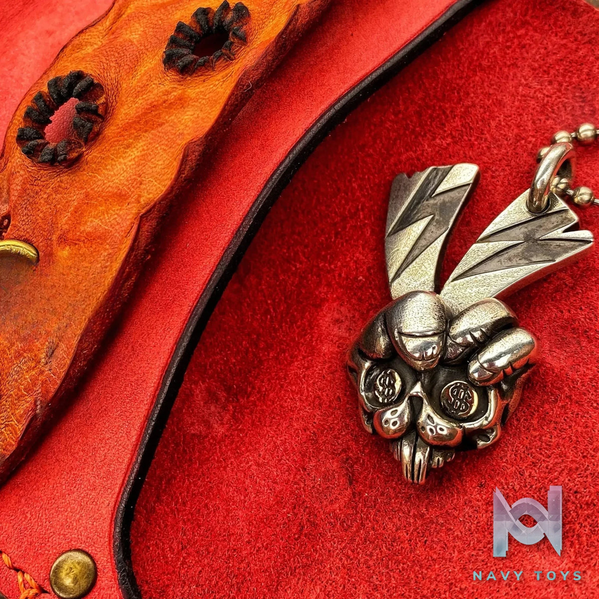 Raven Studio (silver jewelry) – Original Exclusive Year of the Rabbit “Suddenly Rich” Pendant Original