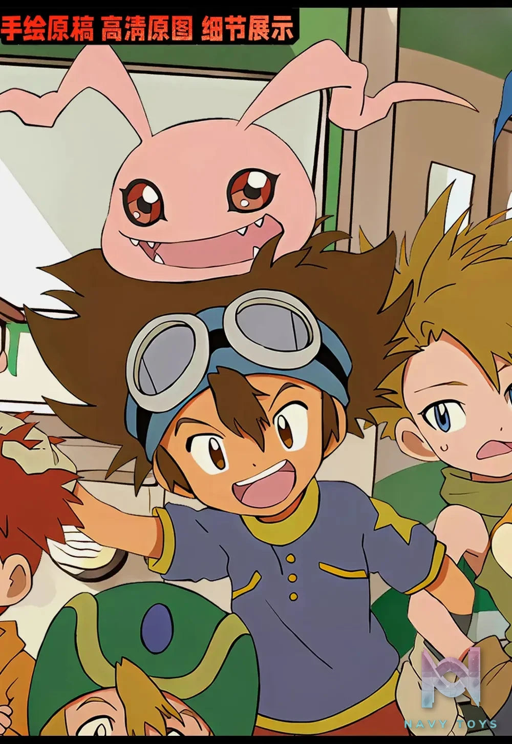 KALA HOME Studio – Digimon Multiple Characters #02 3D Decorative Painting Digimon