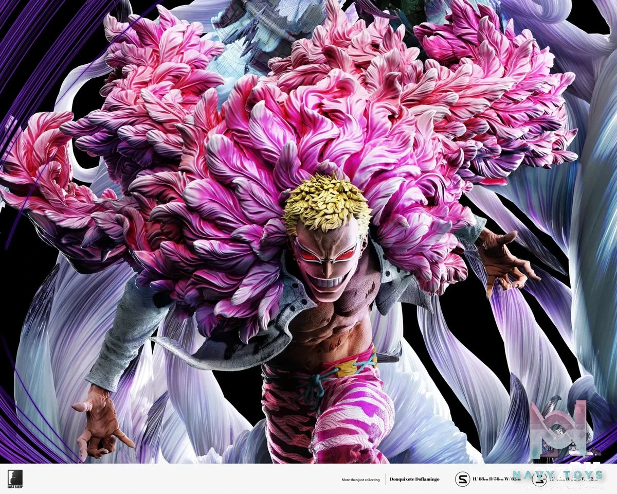 LAST SLEEP Studio - One Piece JOKER Donquixote Doflamingo resin statue Navy Toys anime figure