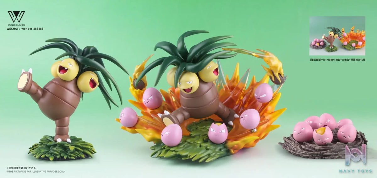 Wonder Studio – Pokémon Exeggutor Evolution Set