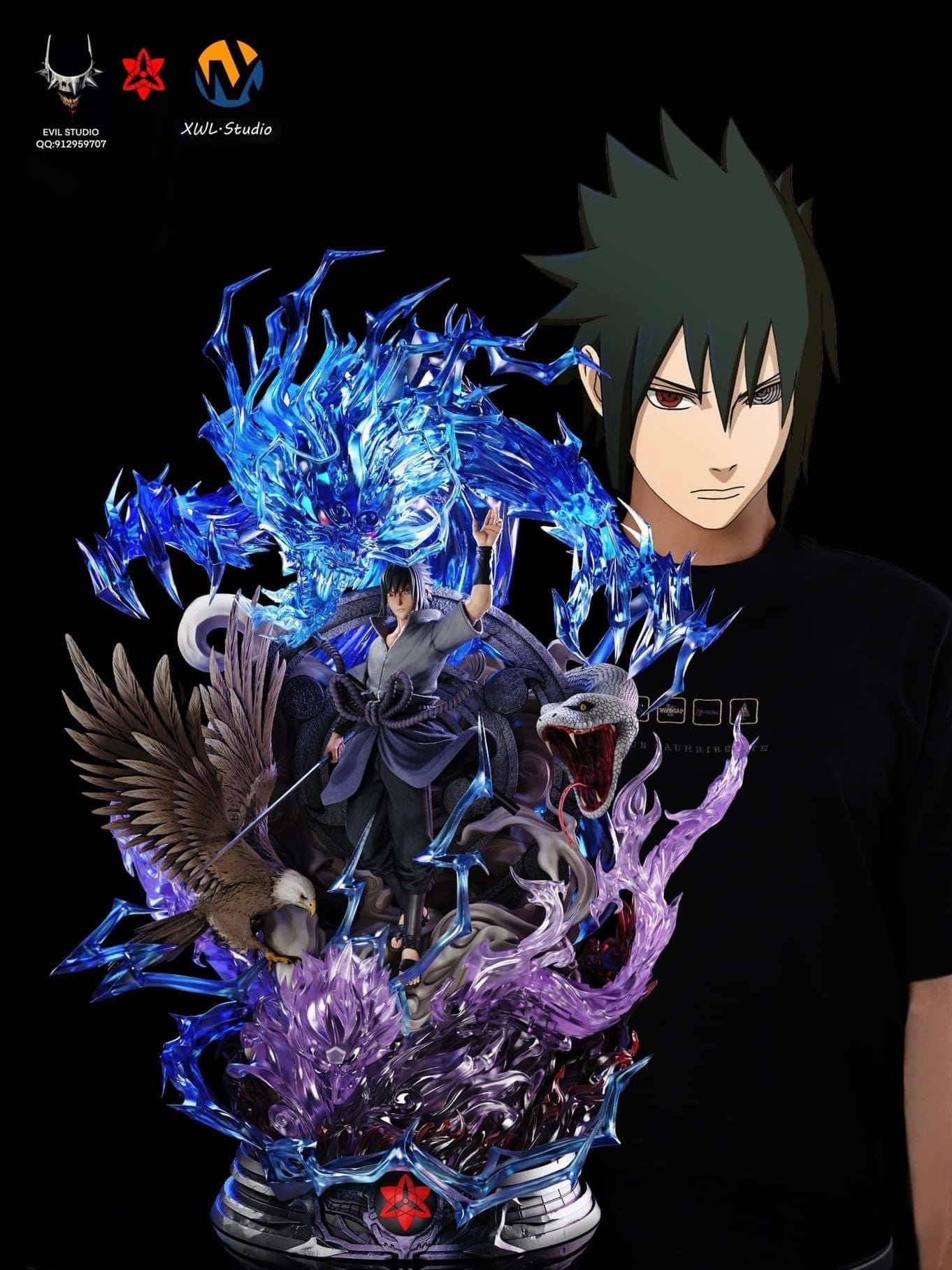 Uchiha Sasuke - Naruto Shippuden - Evil Studio resin statue Evil Studio anime figure