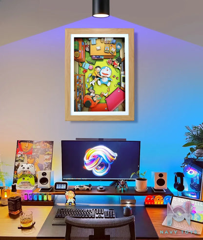 KALA HOME Studio – Doraemon Multiple Characters #04 3D Decorative Painting Doraemon
