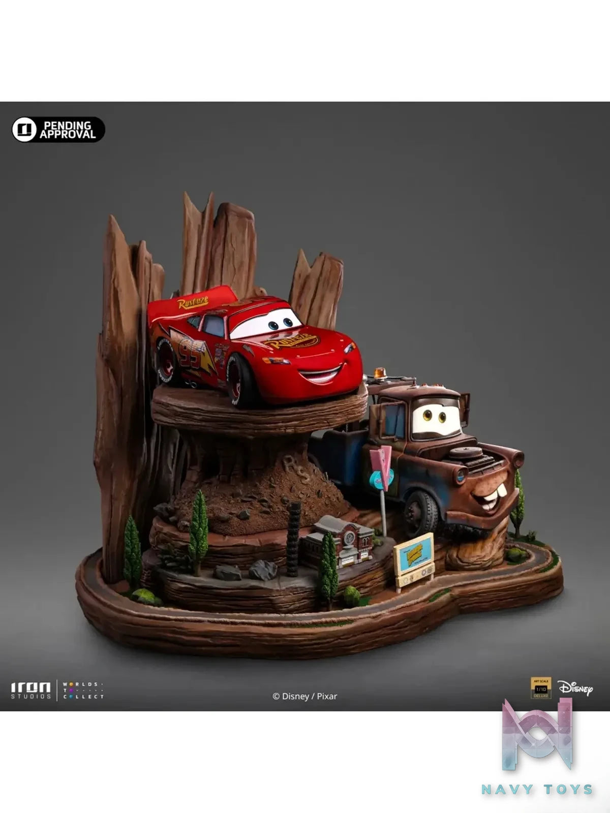 Iron Studio – Cars Lightning McQueen DSNEY114024 DSNEY113924-10 (Licensed)