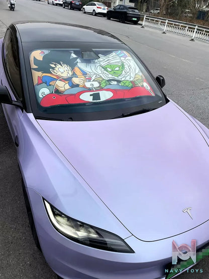 Plover Studio – Dragon Ball Son Goku & Piccolo & Kaioshin Car Sunshade
