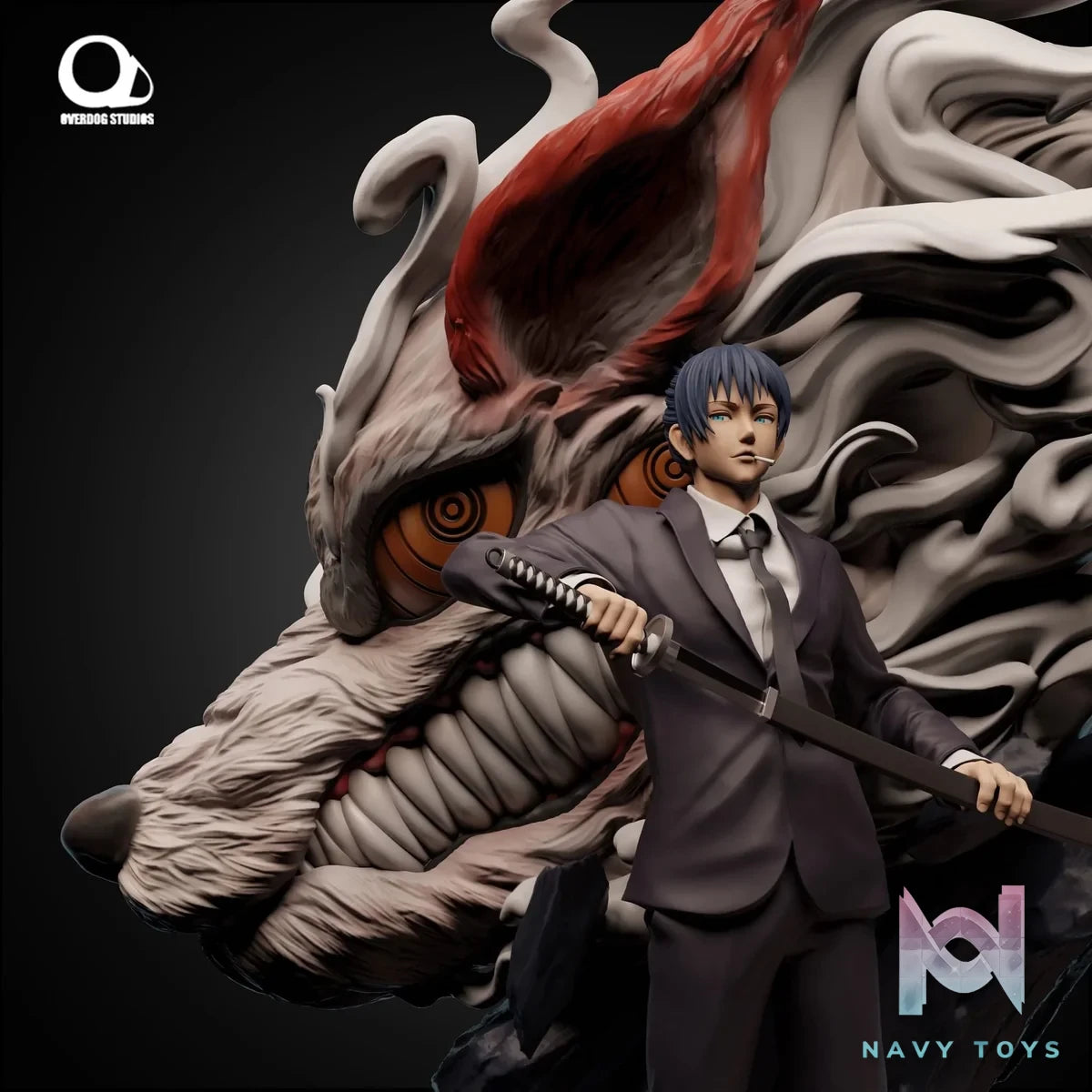 Aki Hayakawa - Over Dog Studio resin statue Overdog Studio anime figure