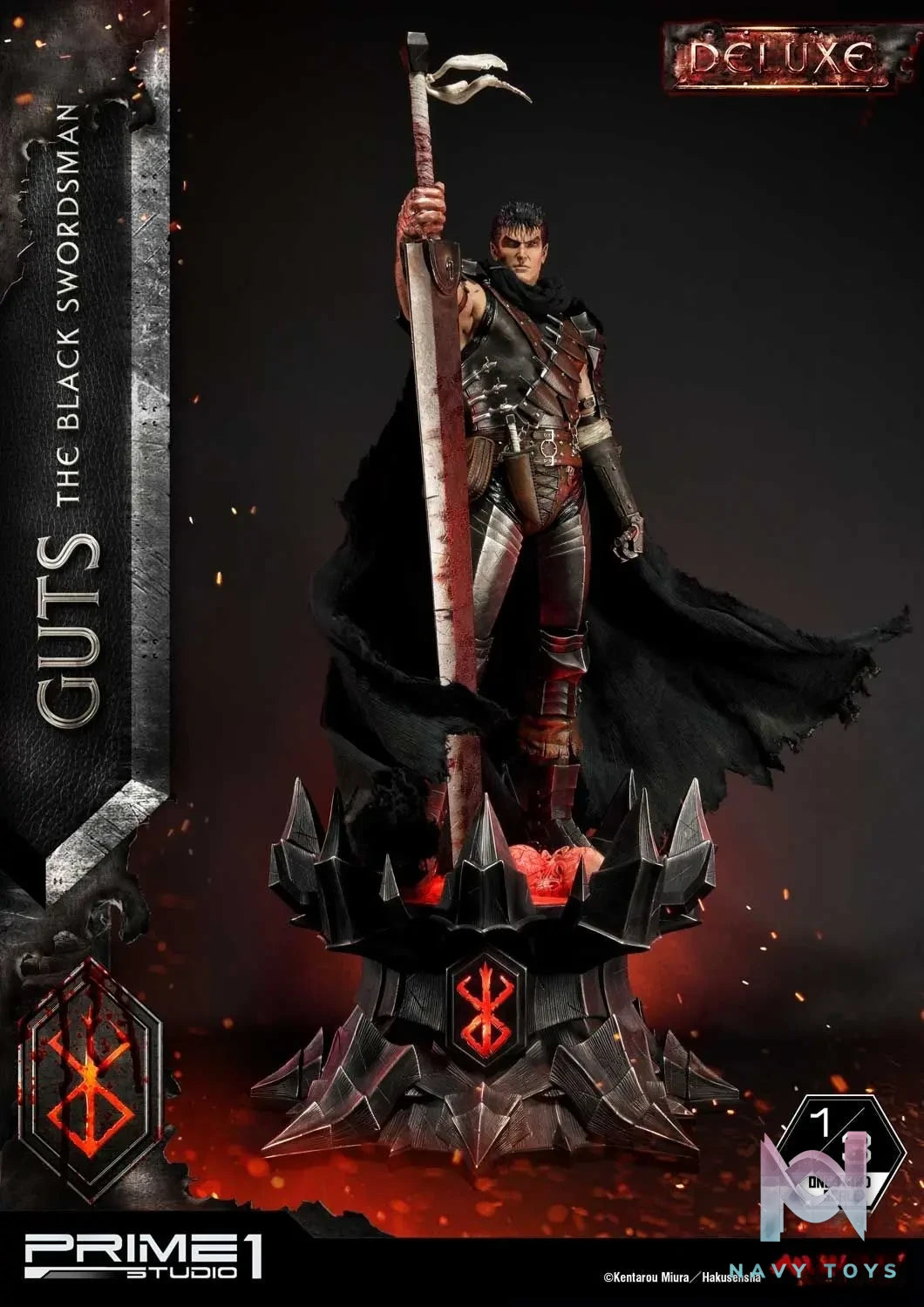 Prime 1 Studio – Museum Masterline Berserk Guts The Black Swordsman MMBR-01 MMBR-01DX (Licensed)