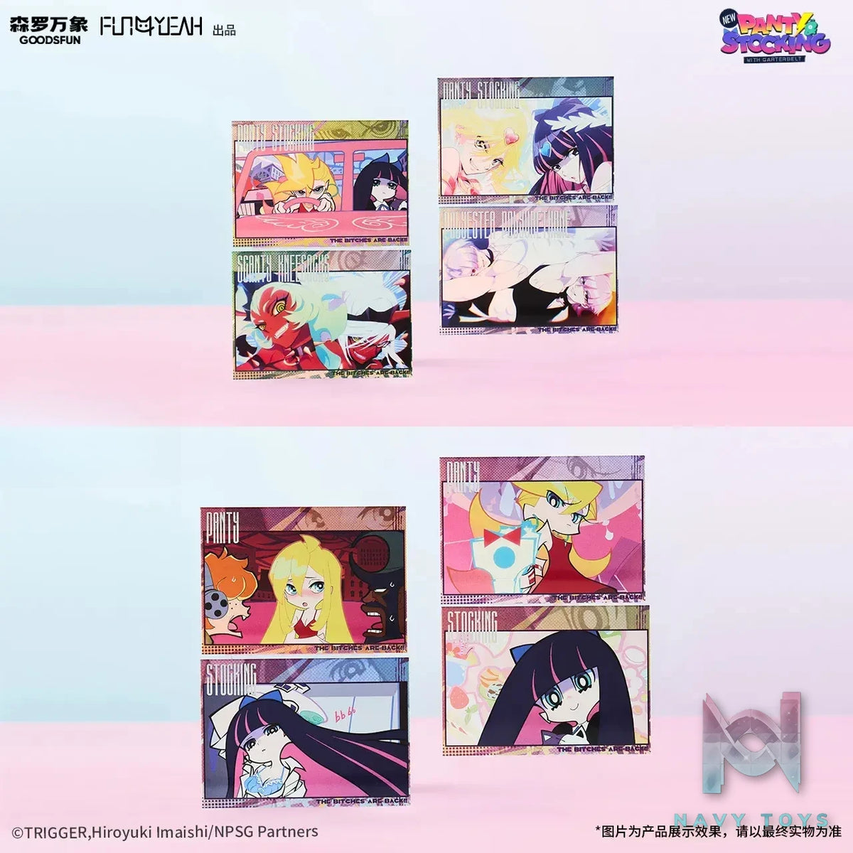 FUN4YEAH – New PANTY X STOCKING with GARTERBELT Angels’ 15th Party Pull-Tab Polaroid Complete Box Set of 16 (Licensed)
