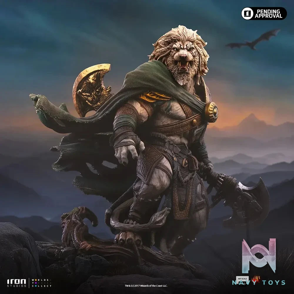Iron Studio – Ajani Goldmane – Magic: The Gathering – Art Scale 1/10 Statue HASBR131125-10 (Licensed)