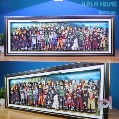 KALA HOME Studio – Naruto Multiple Characters #09 3D Decorative Painting Naruto