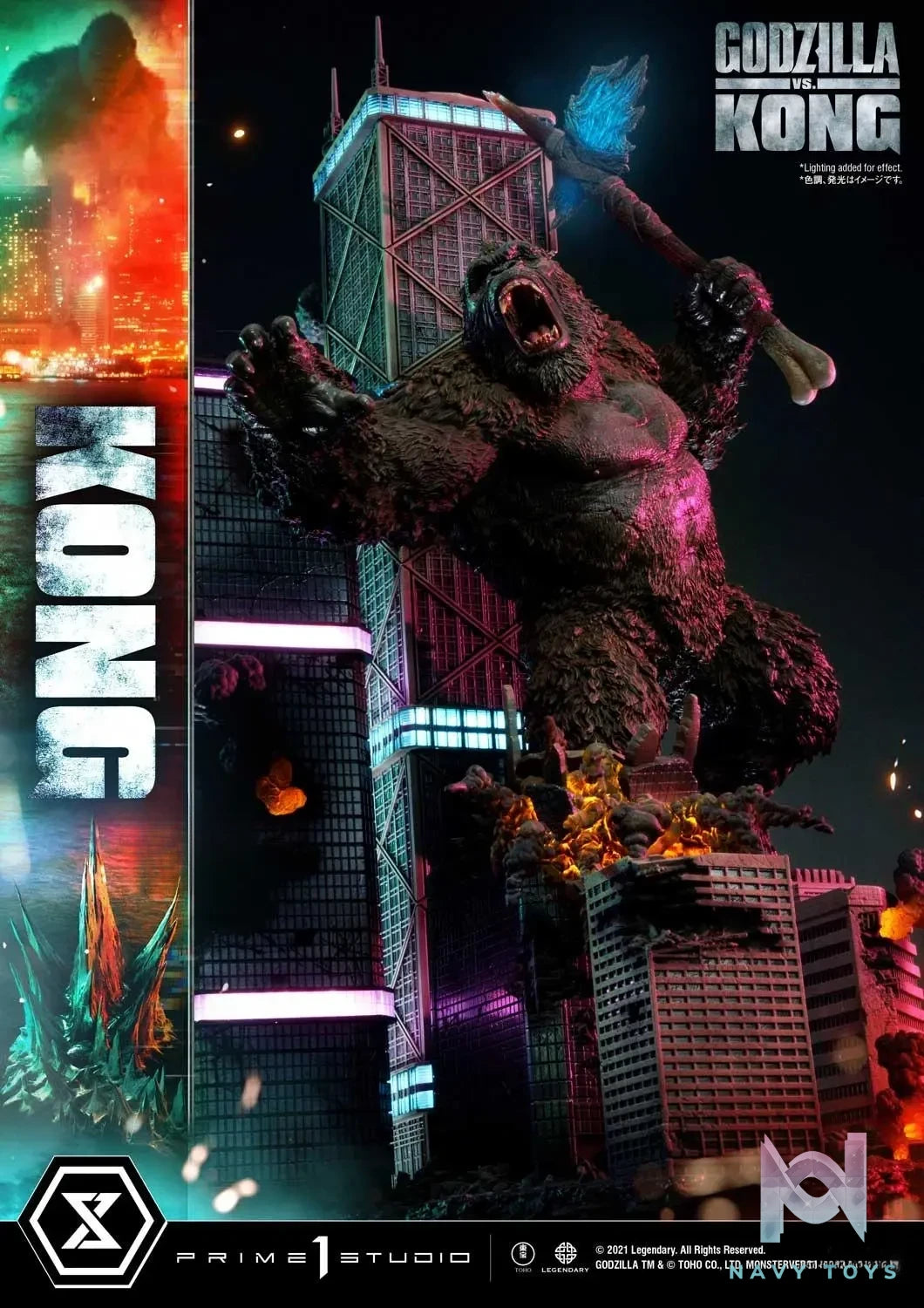 Prime 1 Studio – Ultimate Diorama Masterline Godzilla vs Kong Kong Final Battle UDMGVK-02 (Licensed)