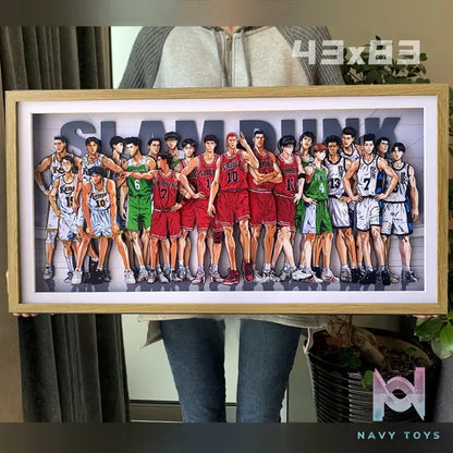KALA HOME Studio – Slam Dunk Multiple Characters #08 3D Decorative Painting Slam Dunk