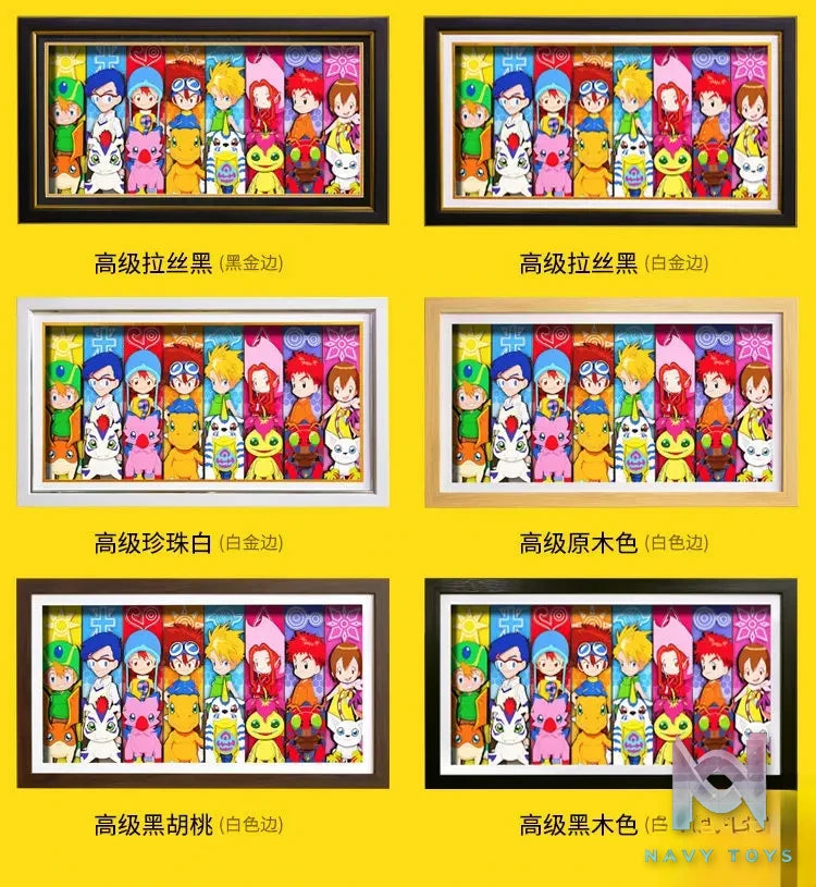 Yu Zhi Jiang Studio – Digimon Multiple Characters Series #3 3D Decorative Painting Digimon