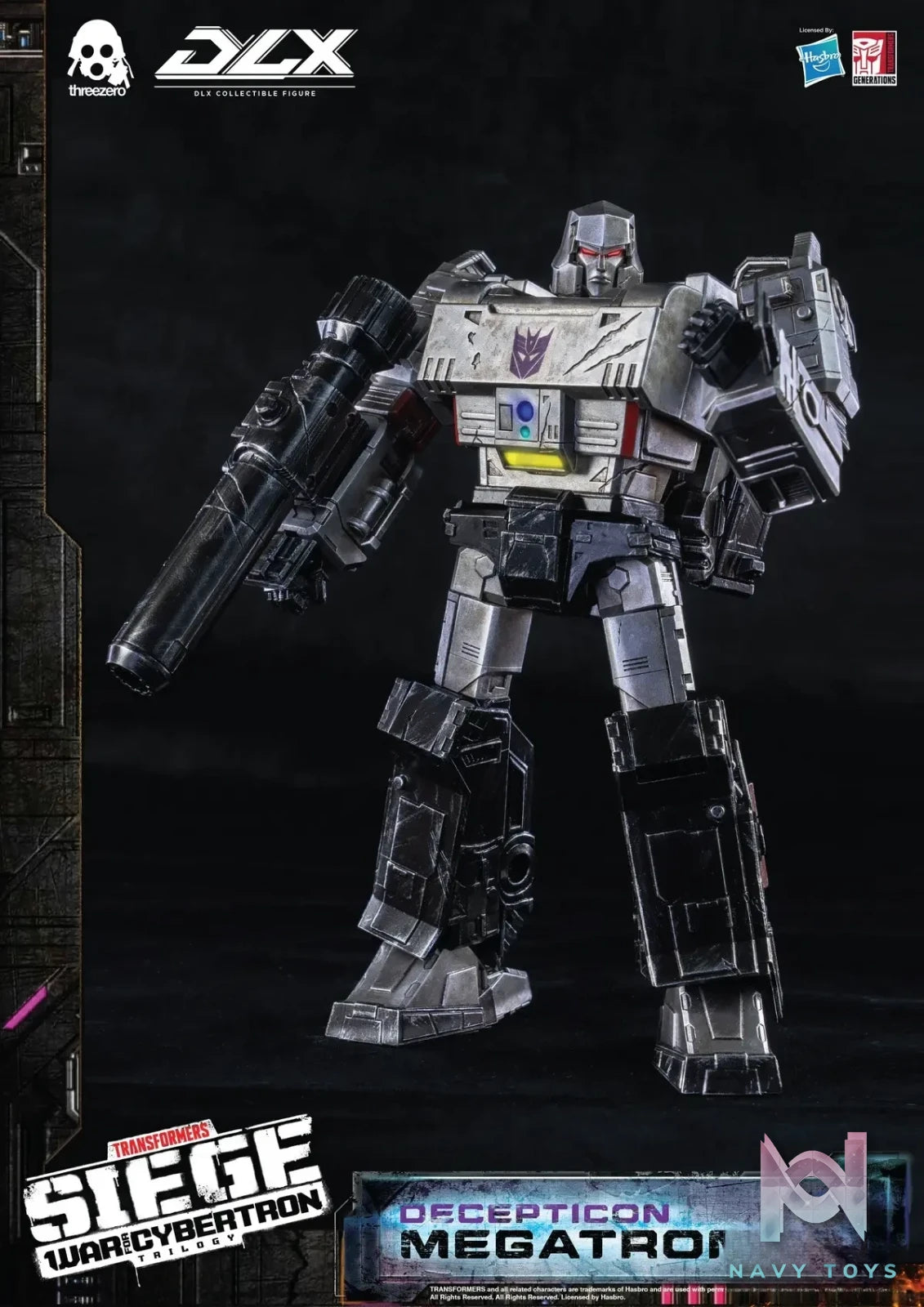 Threezero – Transformers: War for Cybertron DLX 10-inch Megatron (Licensed)