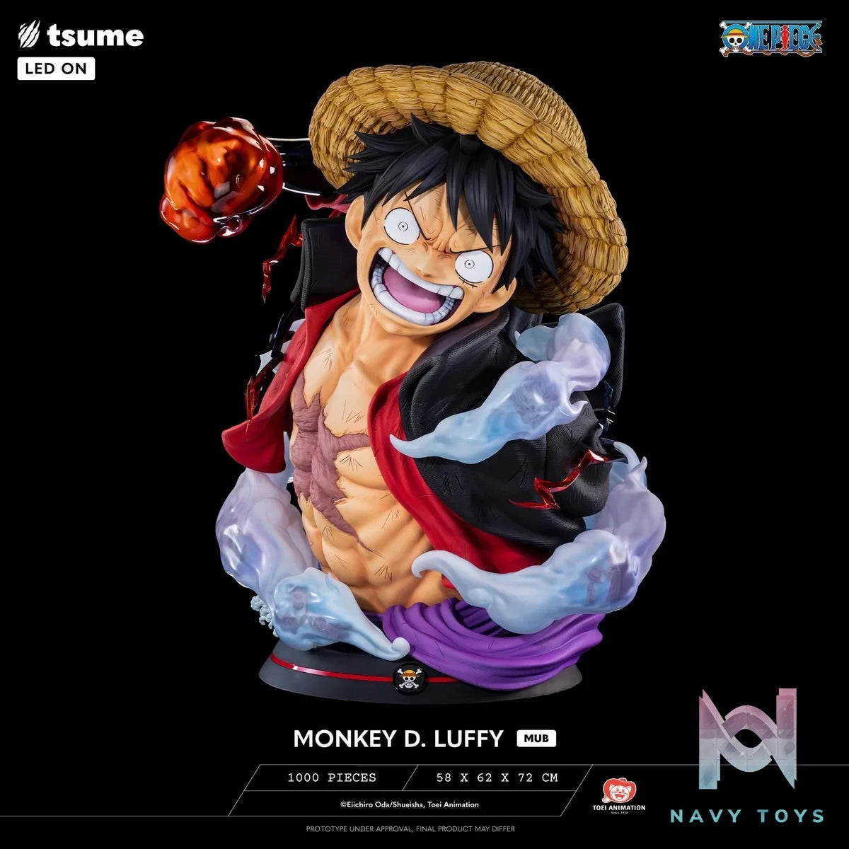 Bust Monkey D. Luffy - One Piece - Tsume Art resin statue Tsume Art Studio anime figure
