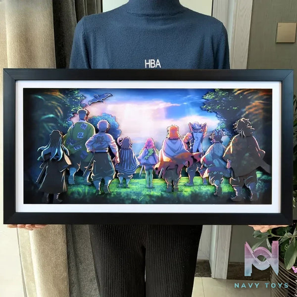 KALA HOME Studio – Demon Slayer Multiple Characters #14 3D Decorative Painting Demon Slayer