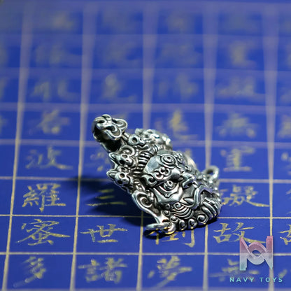 Raven Studio (silver jewelry) – Original “Great Ease” Mahakala Pendant Original