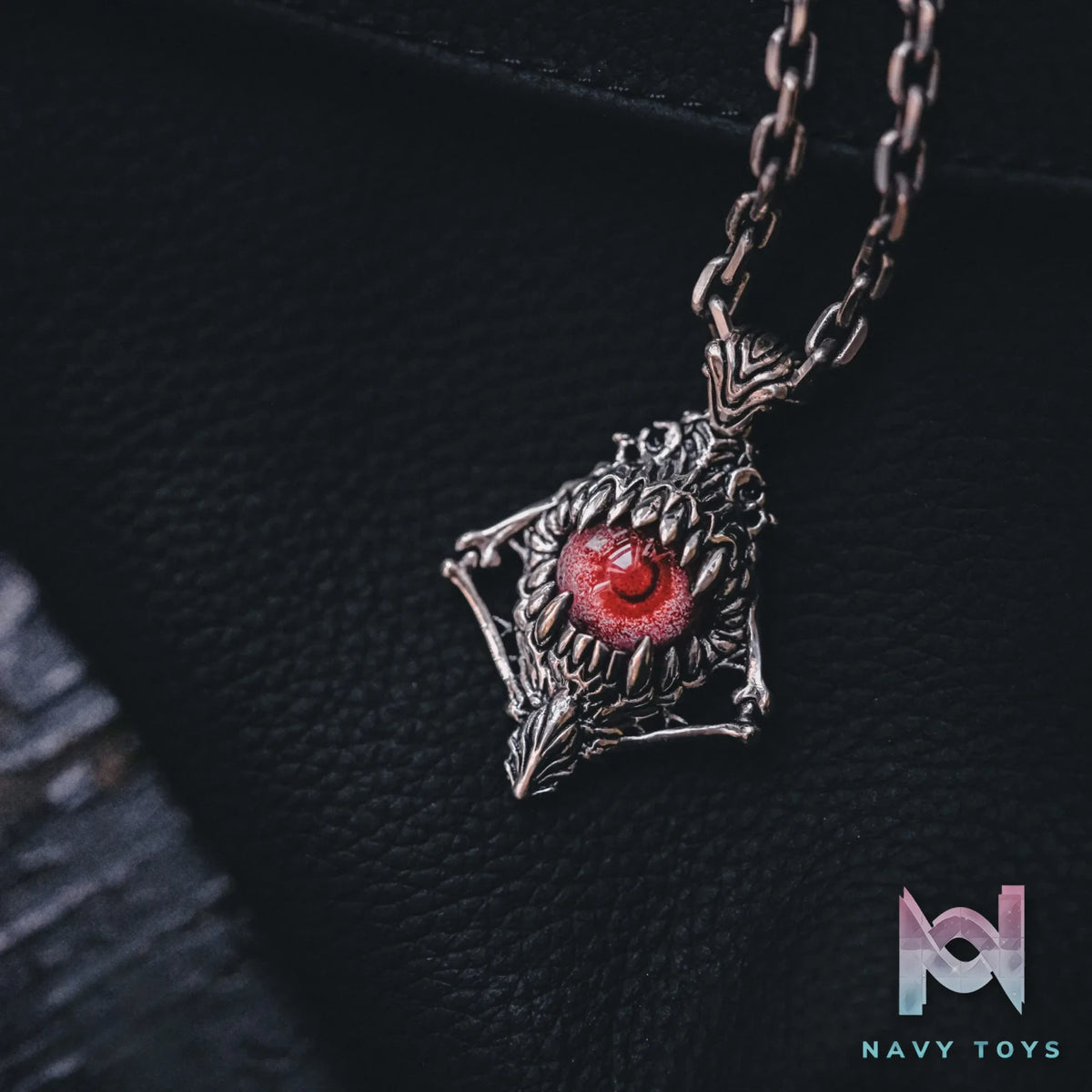 Raven Studio (silver jewelry) – Original Exclusive “Source of Evil” Prosthetic Eye Pendant Original