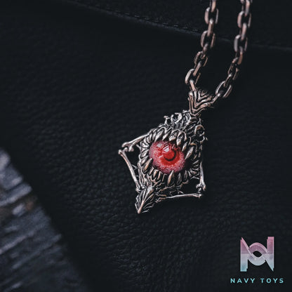 Raven Studio (silver jewelry) – Original Exclusive “Source of Evil” Prosthetic Eye Pendant Original