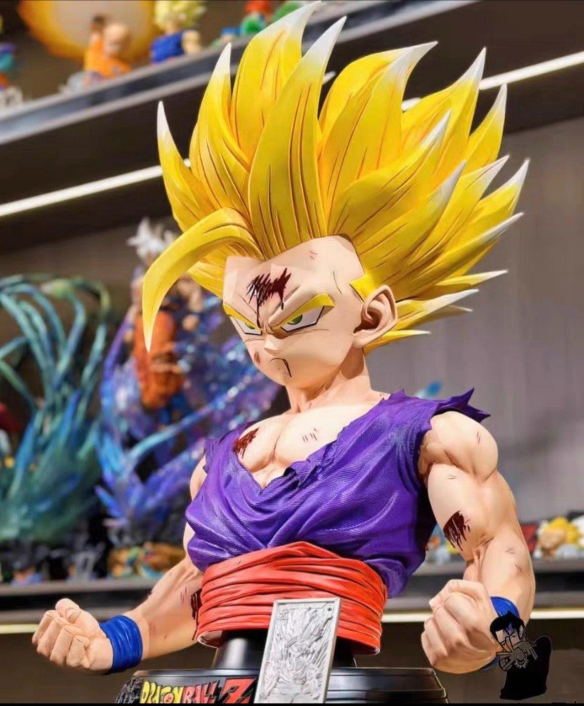 Gohan Bust 1/1 KD Recast resin statue Recast anime figure