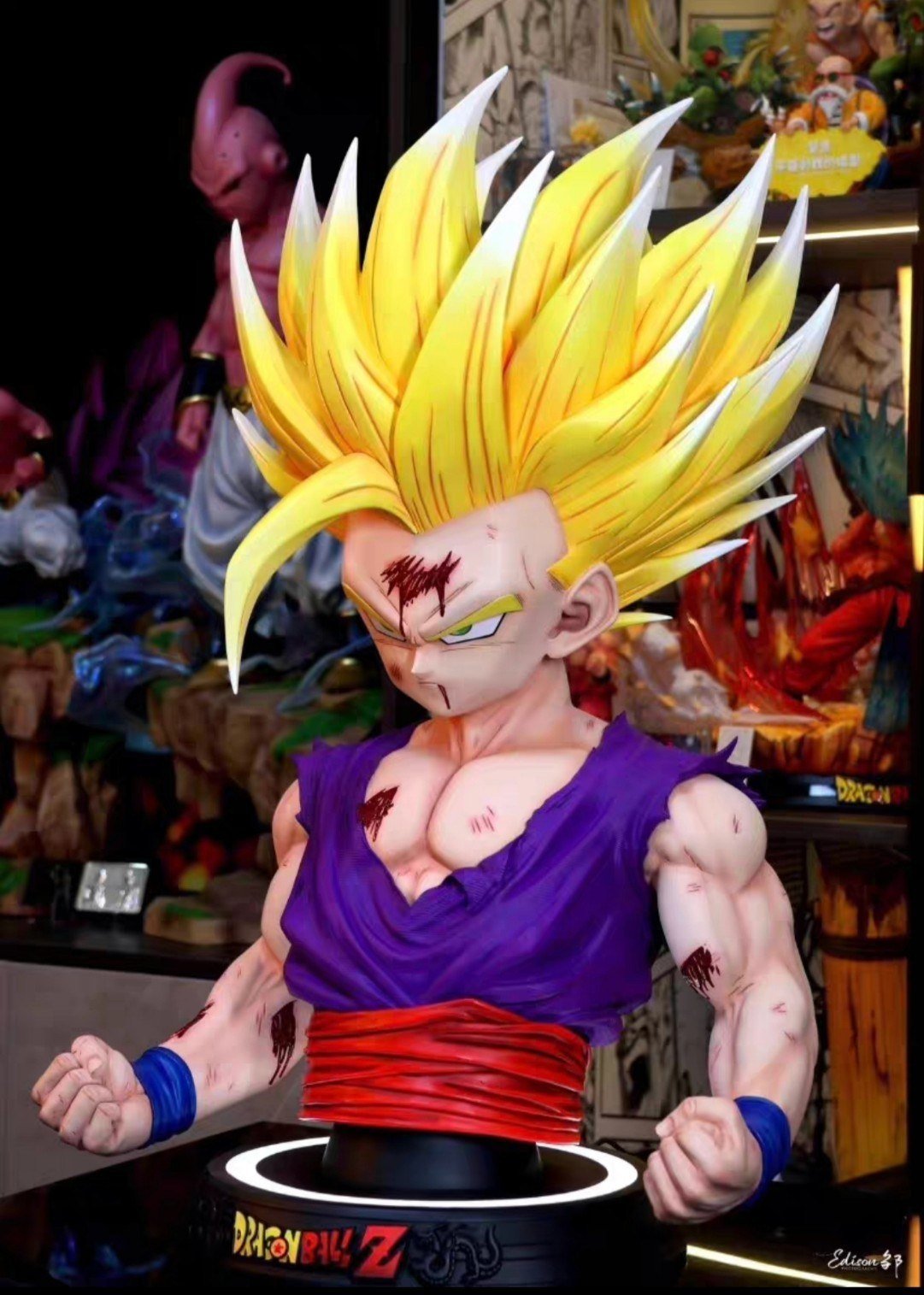 Gohan Bust 1/1 KD Recast resin statue Recast anime figure