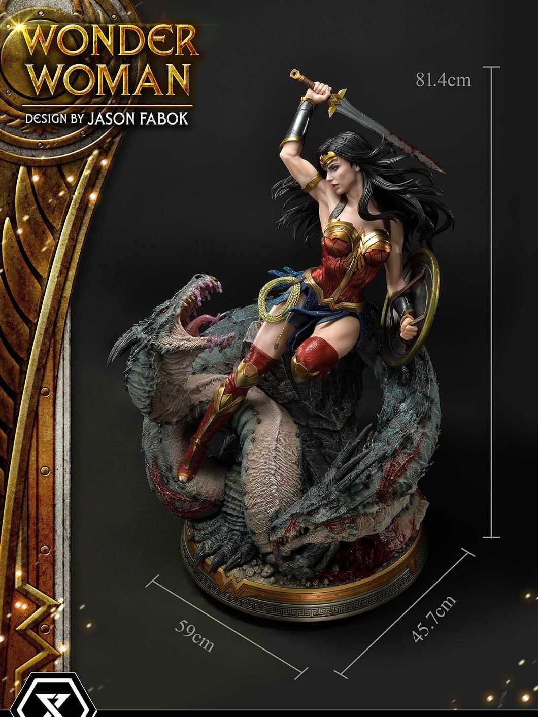 Wonder Woman Versus Hydra - Wonder Woman - Prime 1 Studio (MMDC - 48EXS) resin statue Prime 1 Studio anime figure