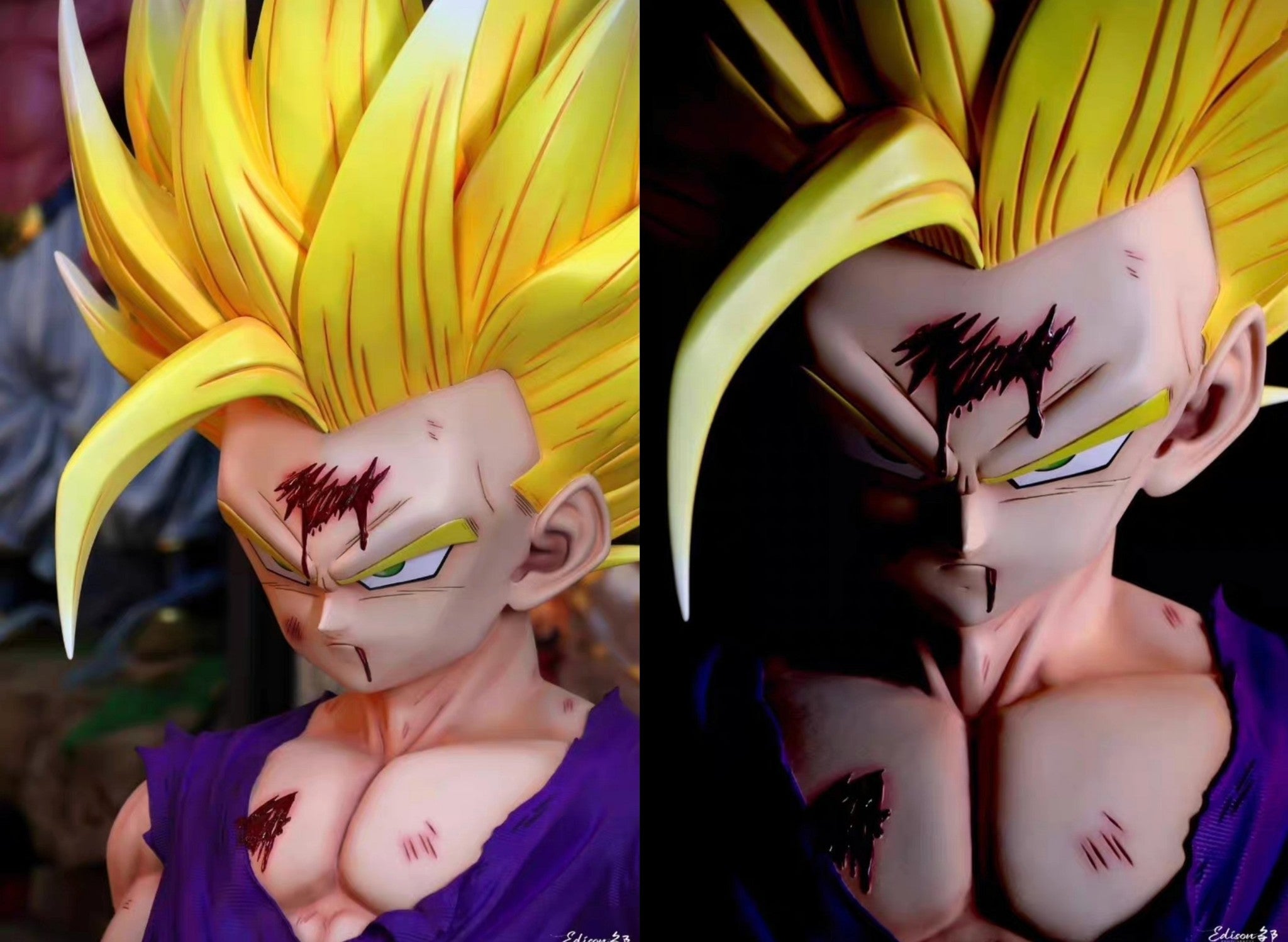 Gohan Bust 1/1 KD Recast resin statue Recast anime figure