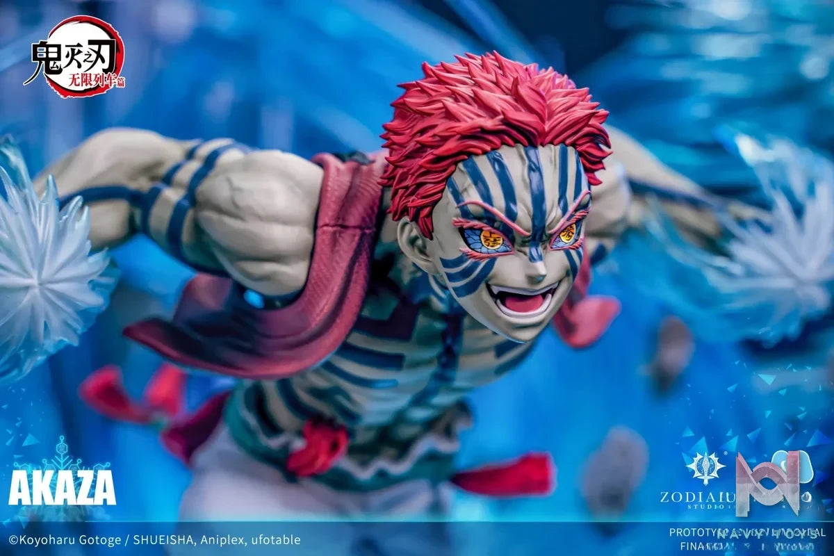 Zodiakos Studio & San Yue Shou Studio - Demon Slayer Akaza (Licensed) resin statue Navy Toys anime figure