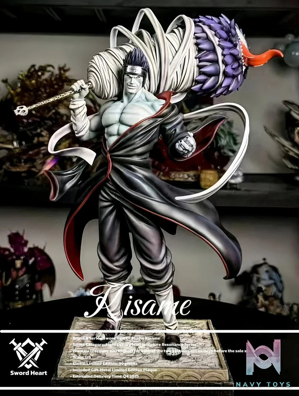 Kisame resin statue Sword Heart Studio anime figure
