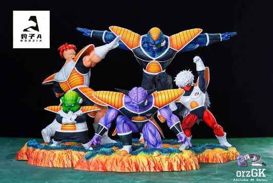 Bao Zi A Studio - Dragon Ball 03 Ginyu Force Ginyu & Recoome & Burter & Jeice & Guldo resin statue Navy Toys anime figure