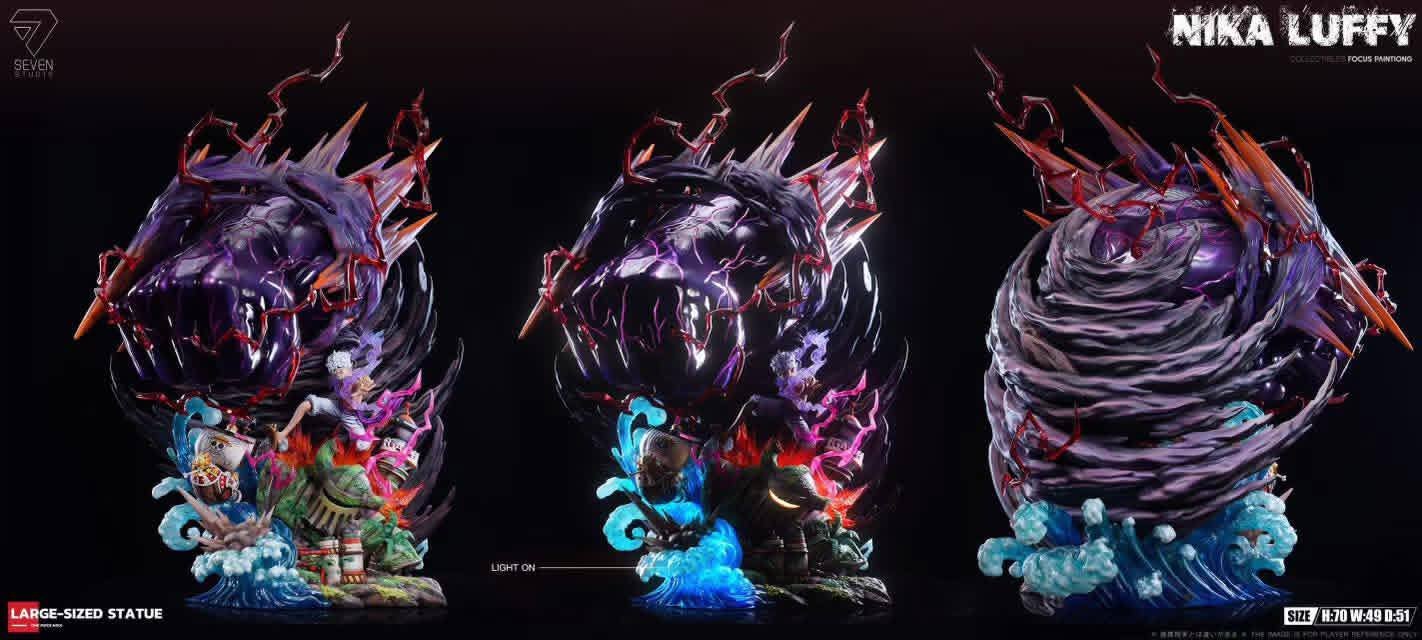 Luffy Nika resin statue Seven studio anime figure