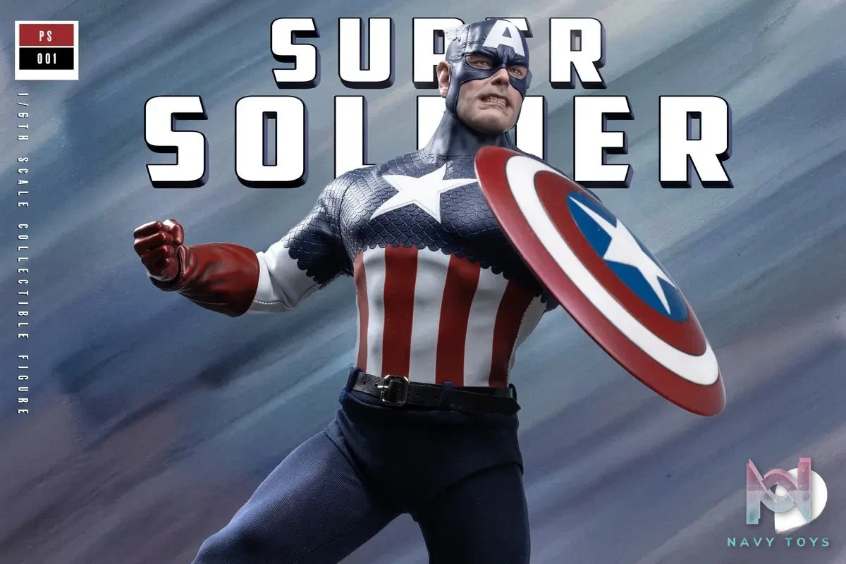 Power Studio – Marvel 1/6 scale super soldier Captain America figure PS001