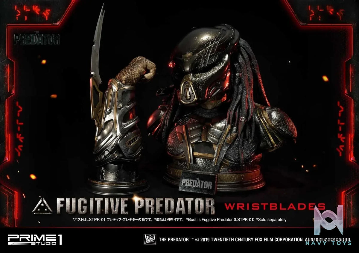 Prime 1 Studio – Life Size Bust The Predator (Film) Fugitive Predator Wristblades LSTPR-02 (Licensed)