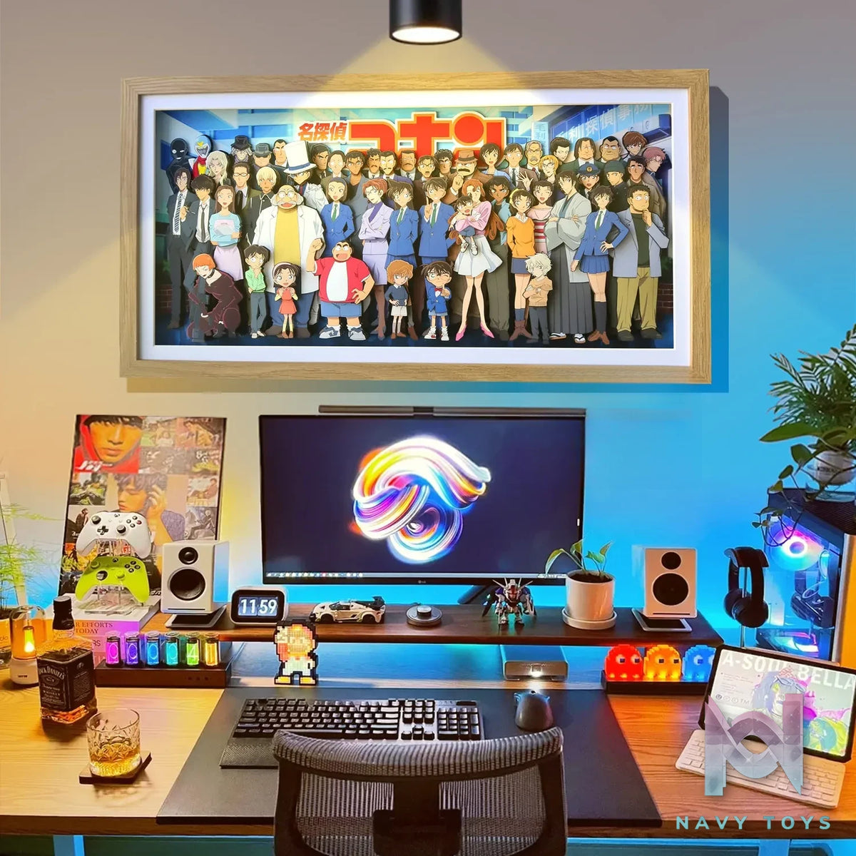 KALA HOME Studio – Detective Conan Multiple Characters #04 3D Decorative Painting Detective Conan
