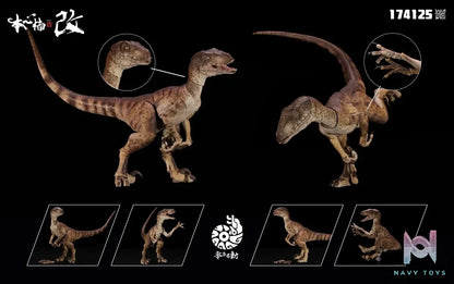 Nanmu Studio – ‘Zero-set Easy Motion’ Series Raptor 2.5 Version Highly Articulated Dinosaur Figures 2.0 174125 174118 (Licensed)