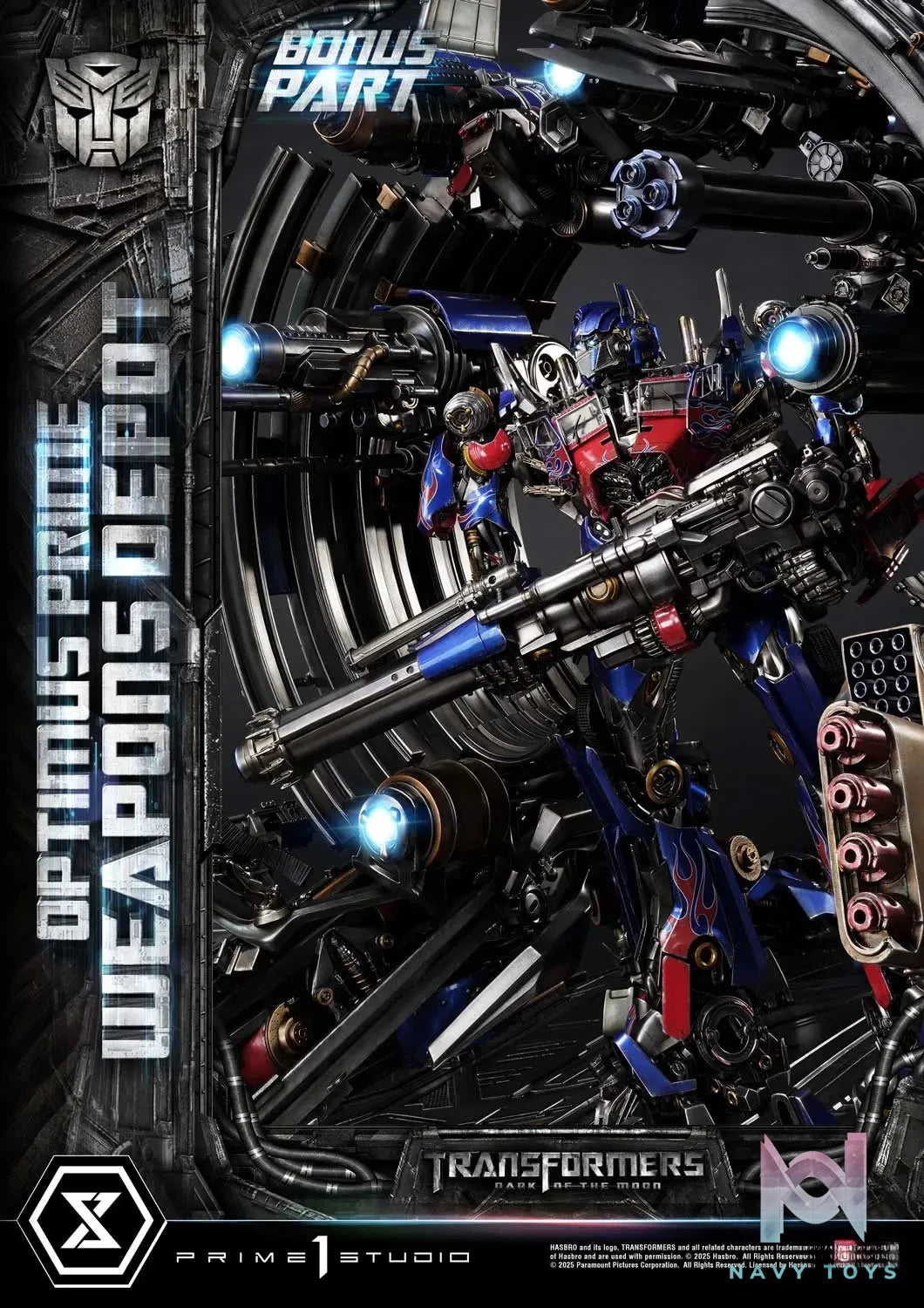 Prime 1 Studio – Museum Masterline Transformers: Dark of the Moon (Film) Optimus Prime Weapons Depot MMTFM-38 MMTFM-38S (Licensed)