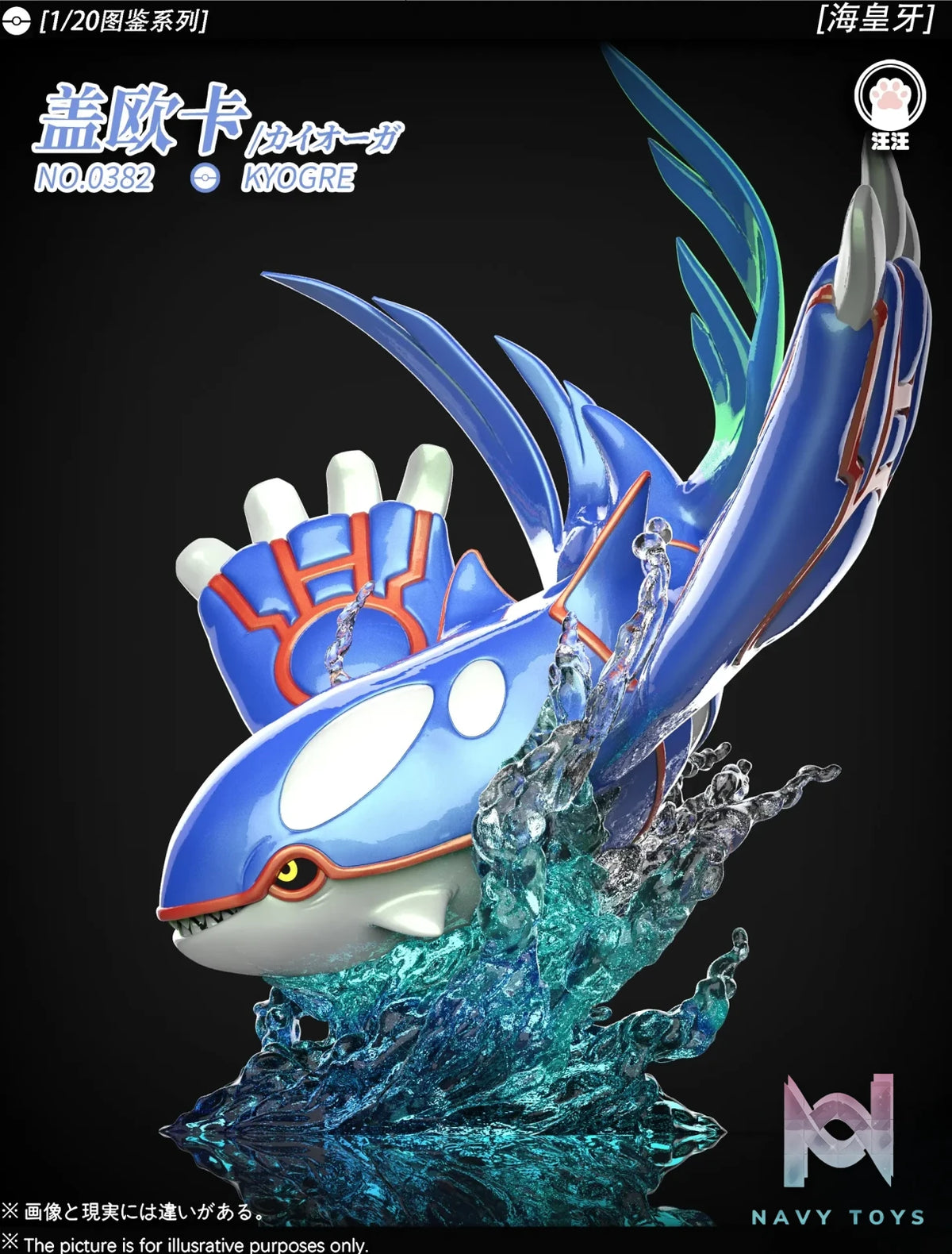 WangWang Studio – Kyogre Pokémon