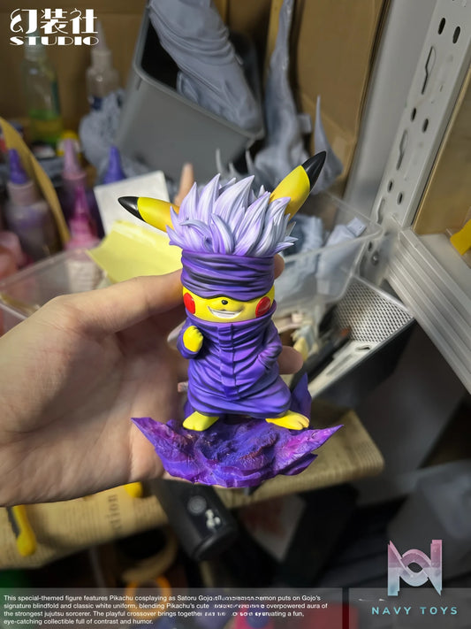 Huan Zhuang She Studio – Pikachu Cosplay Jujutsu Kaisen Satoru Gojo Pokémon