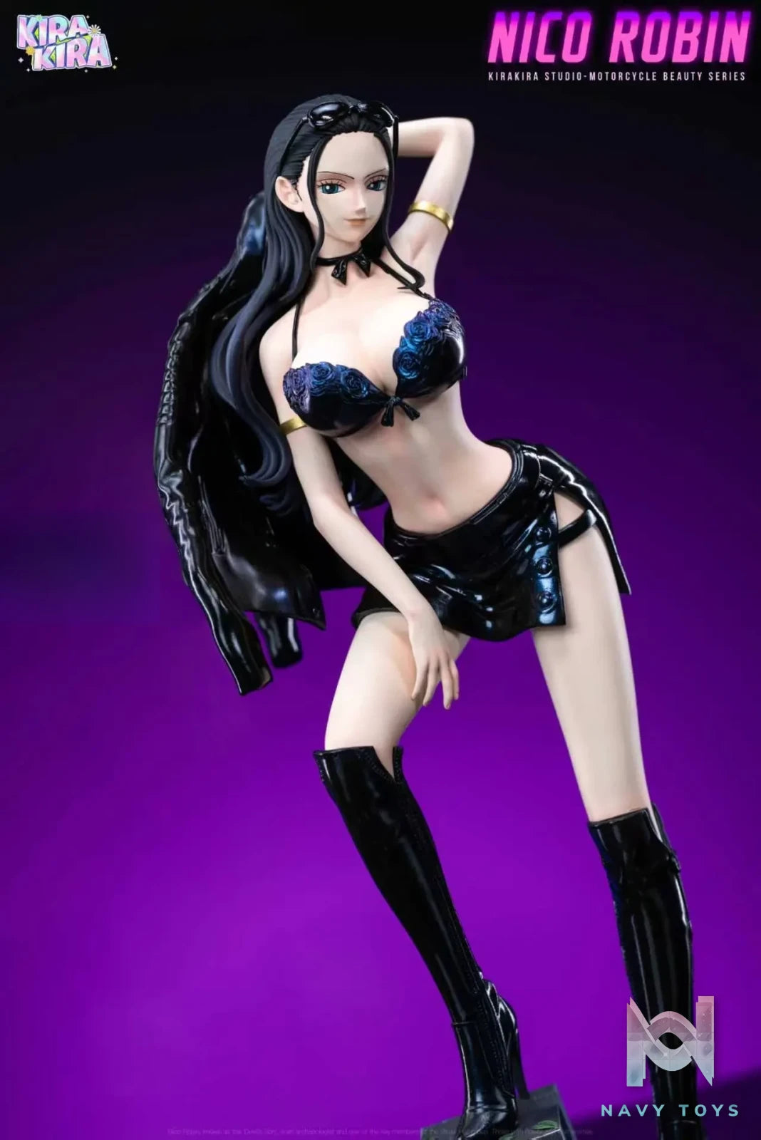 KiraKira Studio – Costume Series 01 Nico Robin Biker Jacket One Piece